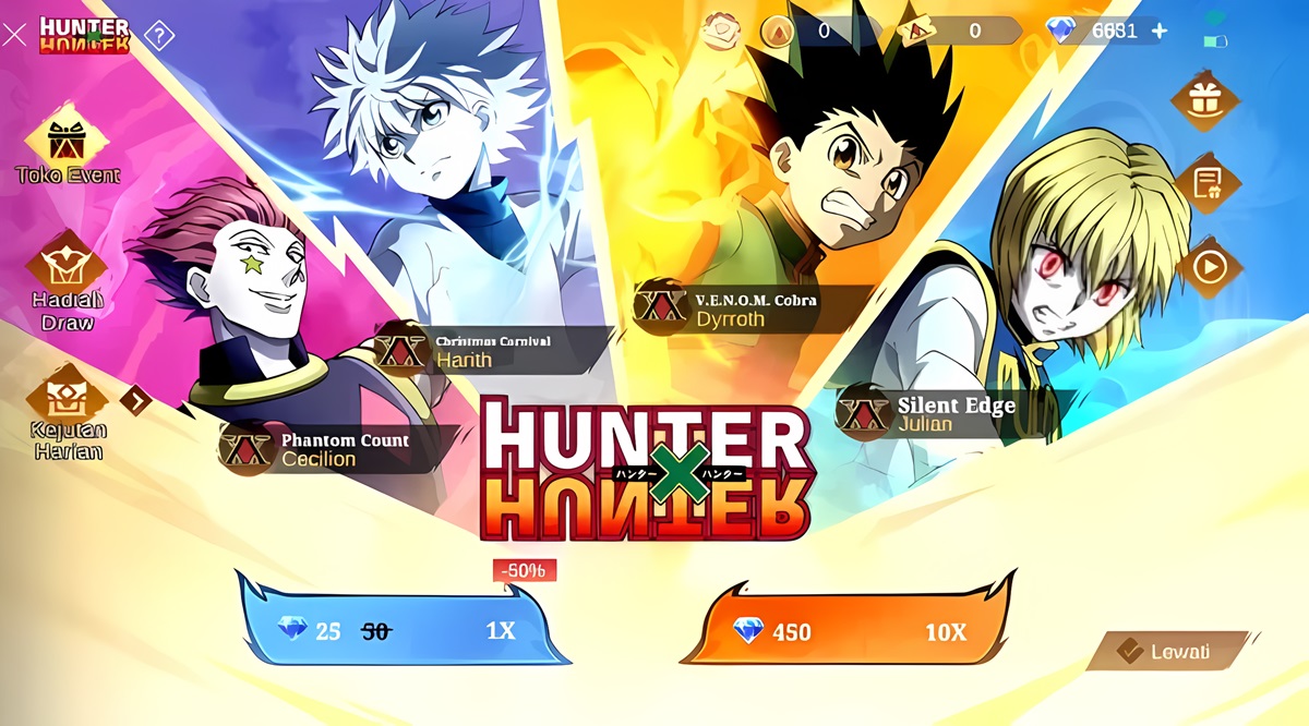 Event Gacha Hunter x Hunter MLBB