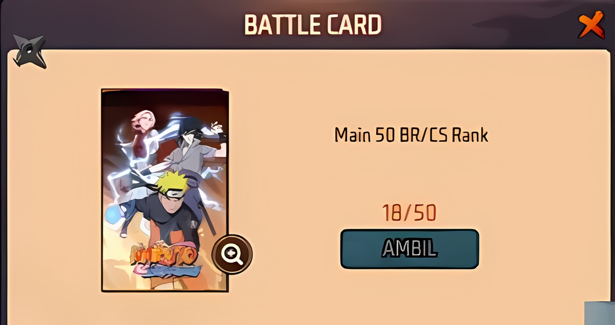 FF x Naruto Battle Card