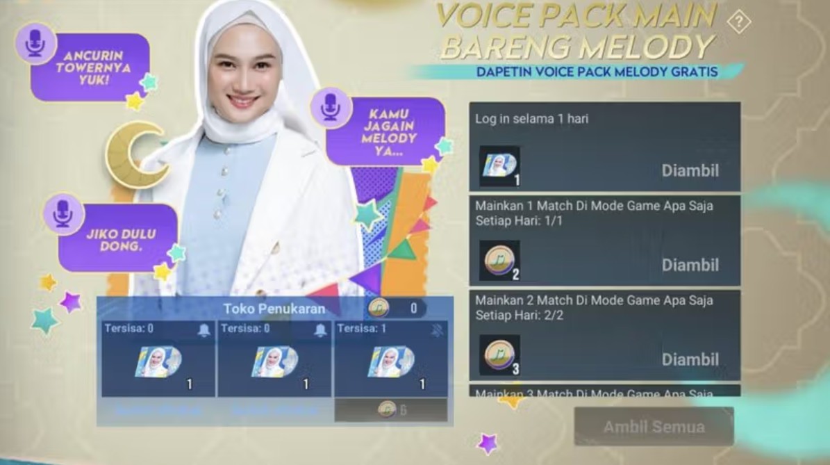 Voice Pack Melody HOK